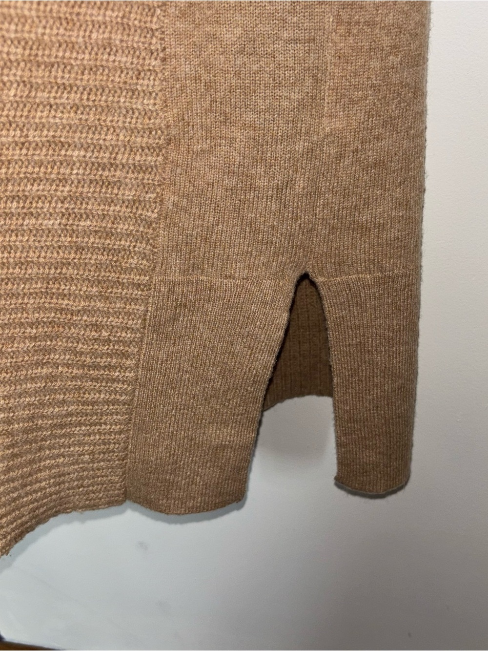 Charter Club Sleeveless Open Front Cashmere Sweater Vest M Camel Brown - Picture 5 of 13